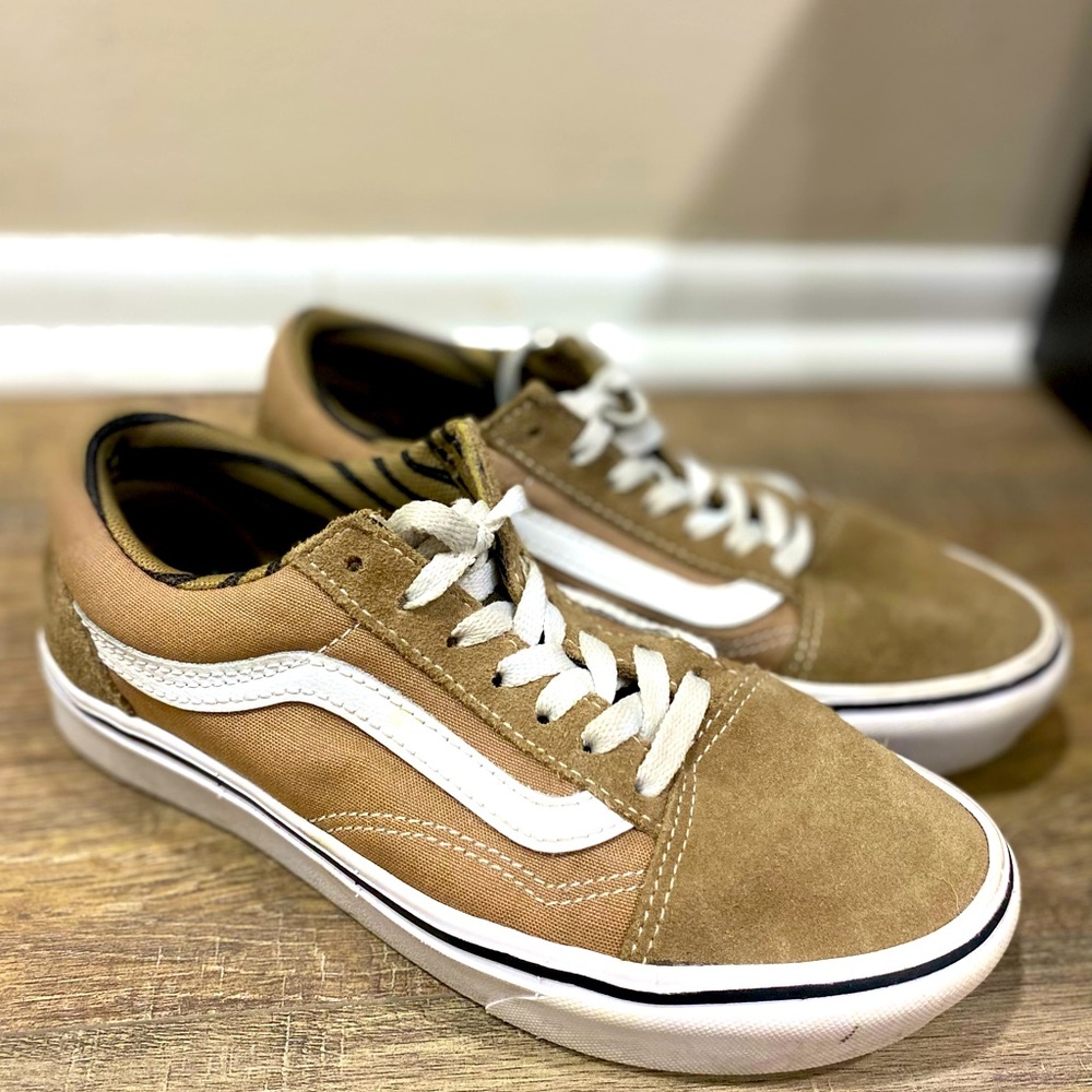 Vans sneakers brown cotton for sale for women